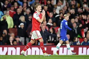 Arsenal vs. Chelsea: Martin Odegaard's Reaction - Premier League 2022-23