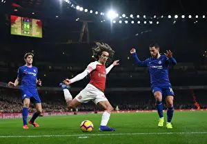 Arsenal vs. Chelsea: Matteo Guendouzi Clashes with Eden Hazard in Premier League Showdown