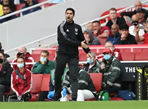 Arsenal V Chelsea 2021-22 Prints: Arsenal vs Chelsea: Mikel Arteta Leads the Gunners in 2021-22 Premier League Clash