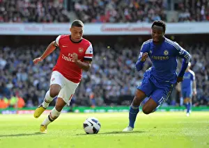 Arsenal V Chelsea 2012-13 Prints: Arsenal vs Chelsea: Oxlade-Chamberlain vs Mikel - Premier League Showdown