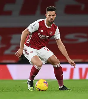 Arsenal vs. Chelsea: Pablo Mari in Action at the Emirates Stadium, Premier League 2020-21