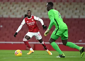 Arsenal vs Chelsea: Pepe in Action at the Emirates Stadium - Premier League 2020-21