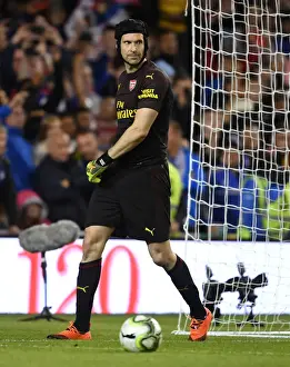 Arsenal V Chelsea Pre Season Friendly 2018-19 Prints: Arsenal vs Chelsea: Petr Cech in Action at the International Champions Cup 2018, Dublin