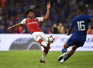 Arsenal V Chelsea - Pre Season 2017-18 Prints: Arsenal vs Chelsea: Reiss Nelson vs Kenedy Clash in Pre-Season Friendly