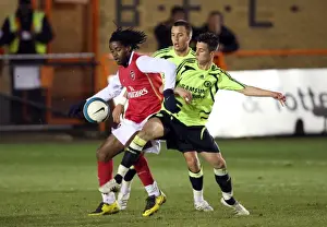 Arsenal vs. Chelsea Reserves: Alex Song and Jimmy Smith vs. Sergio Tejera Rodriguez - 1:1 Stalemate, Barclays Premier Reserve League, Underhill, Barnet, 25/3/08