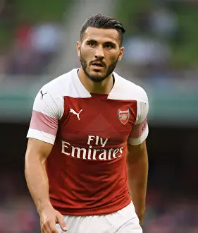 Arsenal V Chelsea Pre Season Friendly 2018-19 Prints: Arsenal vs. Chelsea: Sead Kolasinac in Action at the International Champions Cup 2018 in Dublin