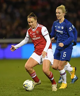 Arsenal Women V Chelsea Women - Continental Cup Final 2020 Prints: Arsenal vs. Chelsea Showdown: FA Womens Continental League Cup Final
