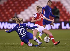 Arsenal Women V Chelsea Women - Continental Cup Final 2020 Prints: Arsenal vs. Chelsea Showdown: FA Womens Continental League Cup Final