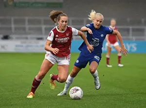 Arsenal Women V Chelsea Women 2020-21 Prints: Arsenal vs Chelsea: A Star-Studded Showdown - Lia Walti vs Pernille Harder, FA WSL Clash