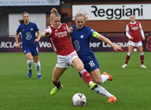 Arsenal Women V Chelsea Women 2020-21 Prints: Arsenal vs Chelsea: A Super League Showdown - Maier vs Eriksson Battle for Supremacy