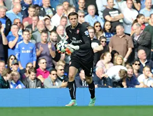 Chelsea V Arsenal 2014-15 Prints: Arsenal vs. Chelsea: Szczesny Stands Firm in Intense 2014-15 Premier League Showdown