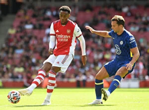 Arsenal v Chelsea - Pre Season Friendly 2021-22 Collection: Arsenal vs. Chelsea: Tactical Showdown at the Emirates