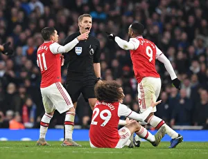 Arsenal vs. Chelsea: Torreira, Aubameyang, and Guendouzi Protest Ref's Call during Intense Premier League Clash (December 2019)