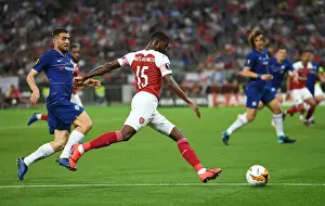 Arsenal V Chelsea Europa League Cup Final 2019 Prints: Arsenal vs. Chelsea - UEFA Europa League Final Showdown: Ainsley Maitland-Niles vs