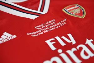 Arsenal Women V Chelsea Women - Continental Cup Final 2020 Prints: Arsenal vs. Chelsea Women: FA Womens Continental League Cup Final Showdown