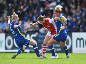 Arsenal Women V Chelsea Women FA Cup 1/2 Final 2021-22 Prints: Arsenal vs Chelsea Women's FA Cup Semi-Final: A Tactical Battle at Meadow Park