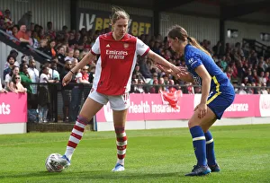 Arsenal Women V Chelsea Women FA Cup 1/2 Final 2021-22 Prints: Arsenal vs. Chelsea Women's FA Cup Semi-Final: A Tactical Battle at Meadow Park