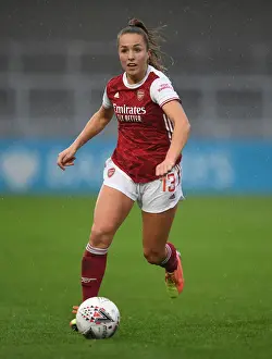 Arsenal Women V Chelsea Women 2020-21 Prints: Arsenal vs Chelsea Women's Football Rivalry: Lia Walti in Action