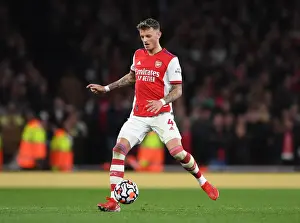 Arsenal V Crystal Palace 2021-22 Prints: Arsenal vs Crystal Palace: Ben White in Action at the Emirates Stadium (2021-22 Premier League)