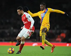 Arsenal V Crystal Palace 2016-17 Prints: Arsenal vs Crystal Palace: Coquelin vs Zaha Clash in the Premier League