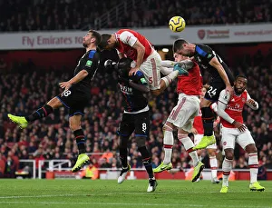 Arsenal V Crystal Palace 2019-20 Prints: Arsenal vs Crystal Palace: Intense Battle for the Ball