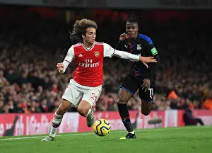 Arsenal V Crystal Palace 2019-20 Prints: Arsenal vs Crystal Palace: Matteo Guendouzi vs Wilfred Zaha Clash in Premier League Showdown