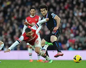 Arsenal vs Crystal Palace: Oxlade-Chamberlain vs Jedinak - Intense Battle in the Premier League