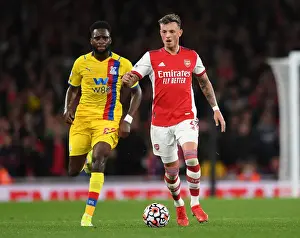 Arsenal V Crystal Palace 2021-22 Prints: Arsenal vs Crystal Palace: White vs Edouard - Battle for Premier League Supremacy (2021-22)