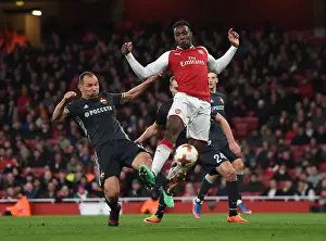 Arsenal V CSKA Moscow 2017-18 Prints: Arsenal vs CSKA Moskva: Welbeck vs Ignashevich in Europa League Quarterfinal Clash