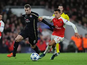 Arsenal V Dinamo Zagreb 2015-16 Prints: Arsenal vs. Dinamo Zagreb: A Champions League Battle