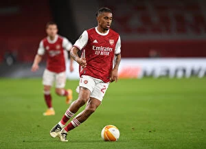 Images Dated 29th October 2020: Arsenal vs Dundalk: Emirates Stadium Showdown in Empty Europa League Atmosphere