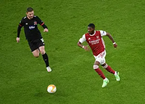 Arsenal V Dundalk 2020-21 Prints: Arsenal vs Dundalk: Maitland-Niles in Action at Empty Emirates Stadium