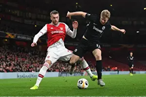 Arsenal V Eintracht Frankfurt 2019-20 Prints: Arsenal vs Eintracht Frankfurt: Calum Chambers vs Martin Hinteregger Clash in Europa League Group F