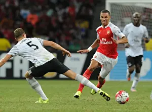 Arsenal V Everton - Asia Trophy 2015-16 Prints: Arsenal vs. Everton: 2015 Barclays Asia Trophy Clash in Singapore