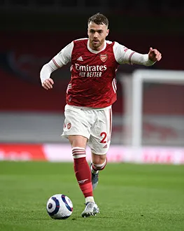 Arsenal vs Everton: Emirates Stadium Showdown Amidst Pandemic Restrictions - Calum Chambers Focuses on Football (April 2021)