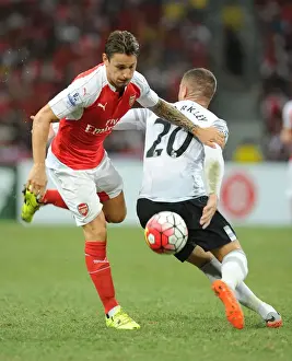 Arsenal V Everton - Asia Trophy 2015-16 Prints: Arsenal vs. Everton: Clash in the 2015 Barclays Asia Trophy, Singapore