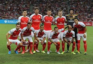 Images Dated 18th July 2015: Arsenal vs. Everton: Clash in Singapore - Barclays Asia Trophy 2015