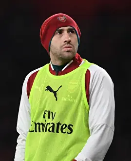 Arsenal V Everton 2017-18 Prints: Arsenal vs Everton: David Ospina in Action at the Emirates Stadium, Premier League 2017-18