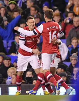 Everton V Arsenal 2012-13 Prints: Arsenal vs Everton: Premier League Clash at Goodison Park (November 2012)