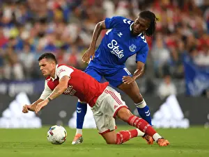Arsenal vs. Everton: Xhaka Fouls Iwobi in Pre-Season Clash, Baltimore 2022