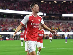Arsenal vs. FC Barcelona: Kai Havertz Scores in Pre-Season Thriller at SoFi Stadium (2023-24)