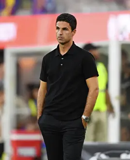 Arsenal V FC Barcelona Pre Season - 2023-24 Prints: Arsenal vs. FC Barcelona: Mikel Arteta's Pre-Season Showdown at SoFi Stadium (2023)