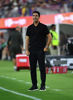 Arsenal V FC Barcelona Pre Season - 2023-24 Prints: Arsenal vs. FC Barcelona: Mikel Arteta's Pre-Season Showdown at SoFi Stadium (2023)