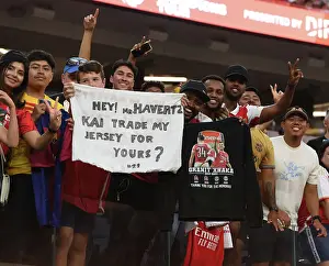 Arsenal V FC Barcelona Pre Season - 2023-24 Prints: Arsenal vs. FC Barcelona: A Passionate Showdown at SoFi Stadium (2023)