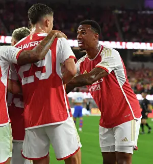 Arsenal V FC Barcelona Pre Season - 2023-24 Prints: Arsenal vs. FC Barcelona: Pre-Season Clash at SoFi Stadium (2023)