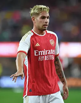 Arsenal V FC Barcelona Pre Season - 2023-24 Prints: Arsenal vs. FC Barcelona: Pre-Season Clash at SoFi Stadium, 2023