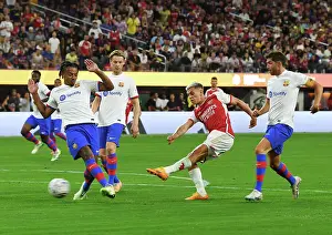 Arsenal V FC Barcelona Pre Season - 2023-24 Prints: Arsenal vs. FC Barcelona: Trossard Scores in Pre-Season Friendly at SoFi Stadium