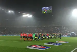 FC Basel V Arsenal 2016-17 Prints: Arsenal vs. FC Basel: UEFA Champions League Clash at St. Jakob-Park (2016)