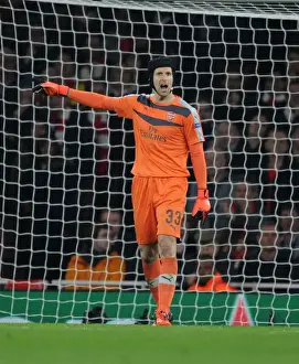 Arsenal V Bayern Munich 2015/16 Prints: Arsenal vs. FC Bayern Munich: Petr Cech in Action - UEFA Champions League 2015/16