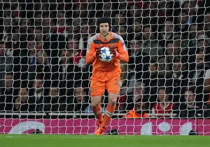 Arsenal V Bayern Munich 2015/16 Prints: Arsenal vs. FC Bayern Munich: Petr Cech in Action - UEFA Champions League 2015/16 at Emirates Stadium
